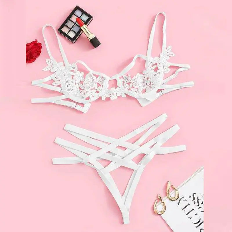 Sheer Elegance Lingerie Trio