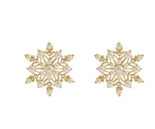 Chic French Pearl Earrings-Accesorios