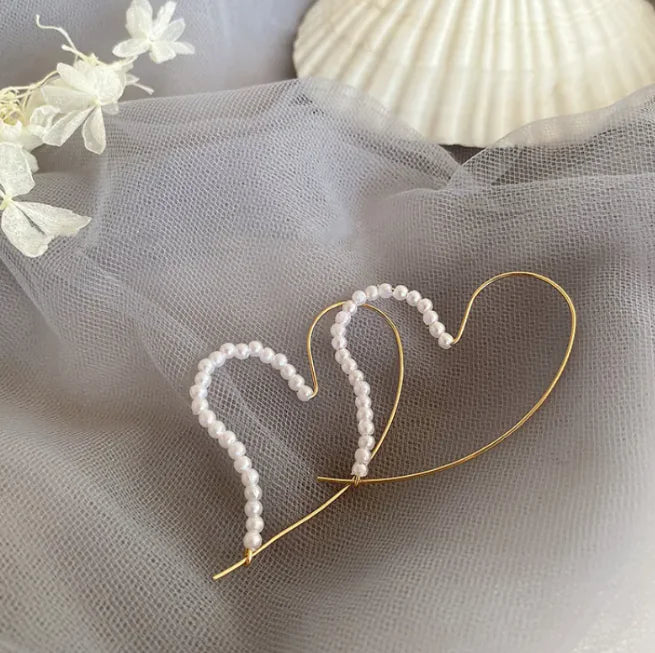 Chic French Pearl Earrings-Accesorios