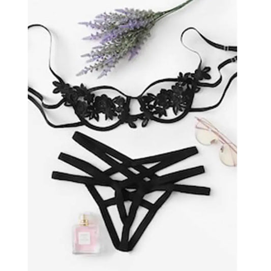Sheer Elegance Lingerie Trio