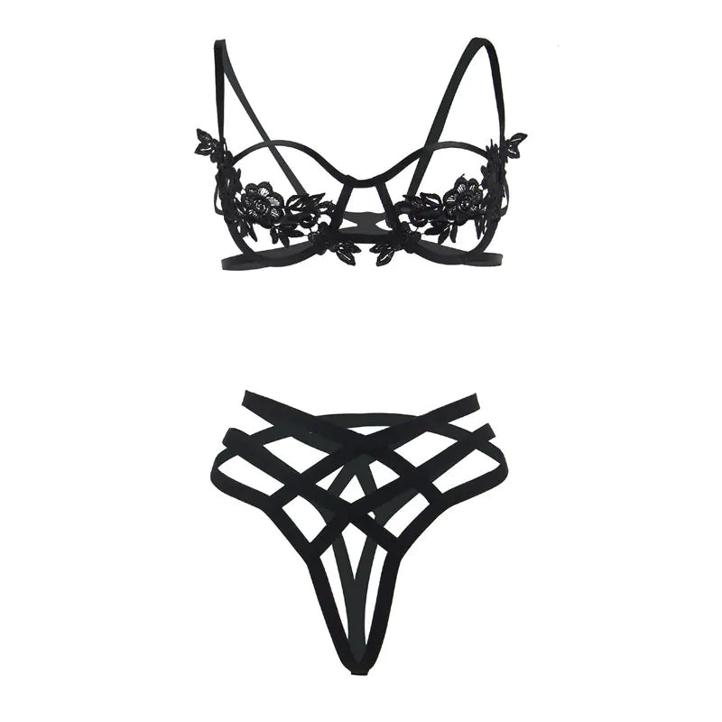 Sheer Elegance Lingerie Trio