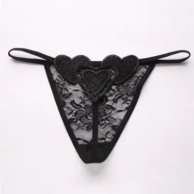 Sheer Elegance Lace Thong -Lencería
